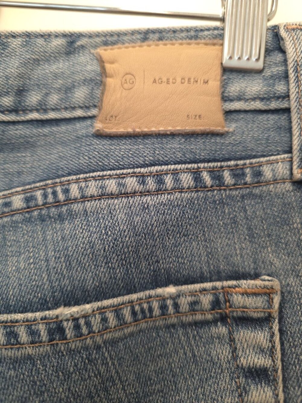 AG Adriano Goldschmied Ex-Boyfriend Slouchy Slim Cropped AG-ED Denim Jeans 27 - Picture 6 of 13